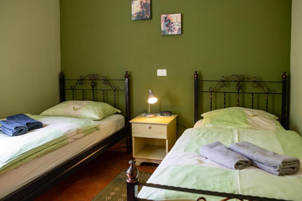 Postel nebo postele na pokoji v ubytování Rooms Herman