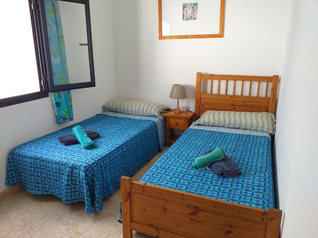 Katil atau katil-katil dalam bilik di casa el lajiar