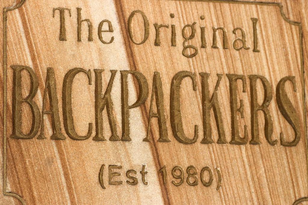 Certifikát, hodnocení, plakát nebo jiný dokument vystavený v ubytování Original Backpackers
