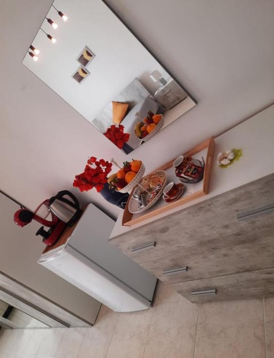 Kuchyň nebo kuchyňský kout v ubytování Fiori d'aMare