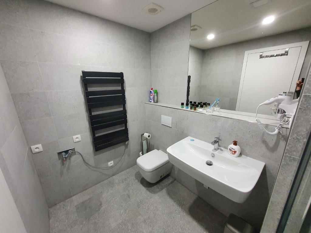 Koupelna v ubytování Green apartmány