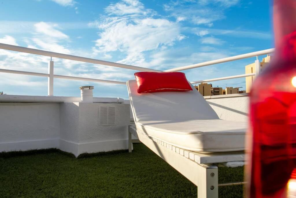 Balkon lub taras w obiekcie Penthouse Raggio