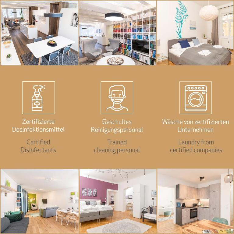 Posezení v ubytování Sky View Apartment Vienna