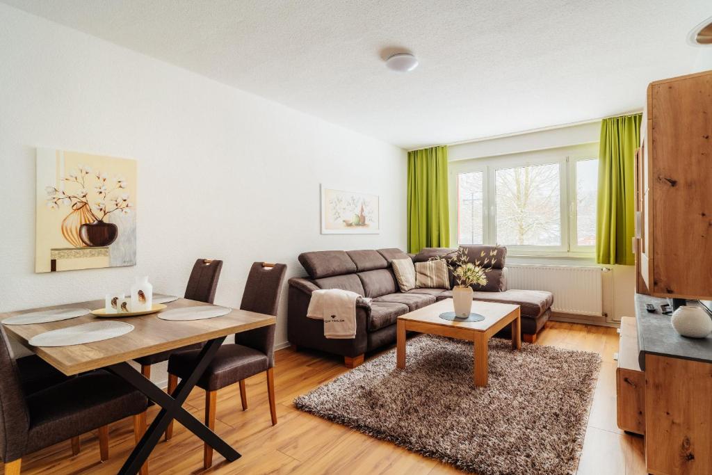 Posezení v ubytování Bode_Apartments