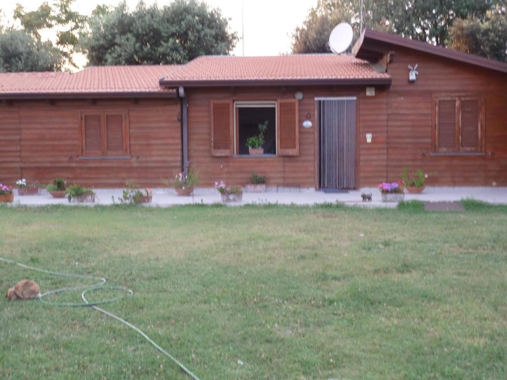 Zahrada ubytování 'O Chalet
