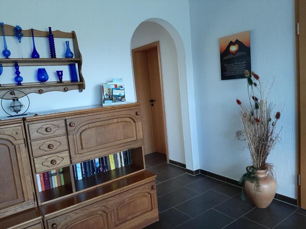 Knihovna v apartmánu