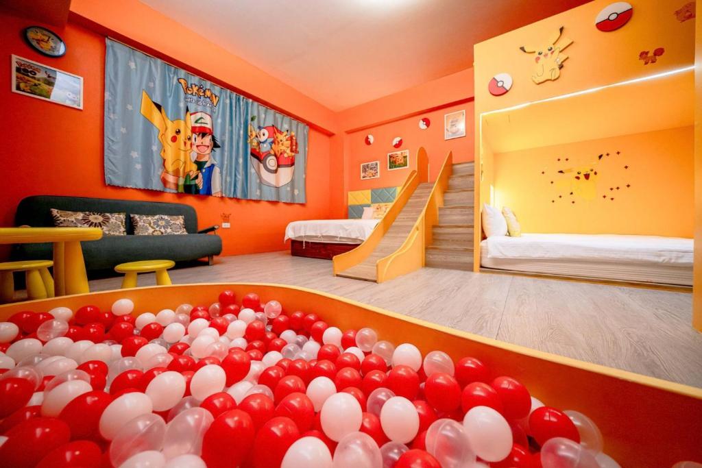 Postel nebo postele na pokoji v ubytování Han Tian B&B