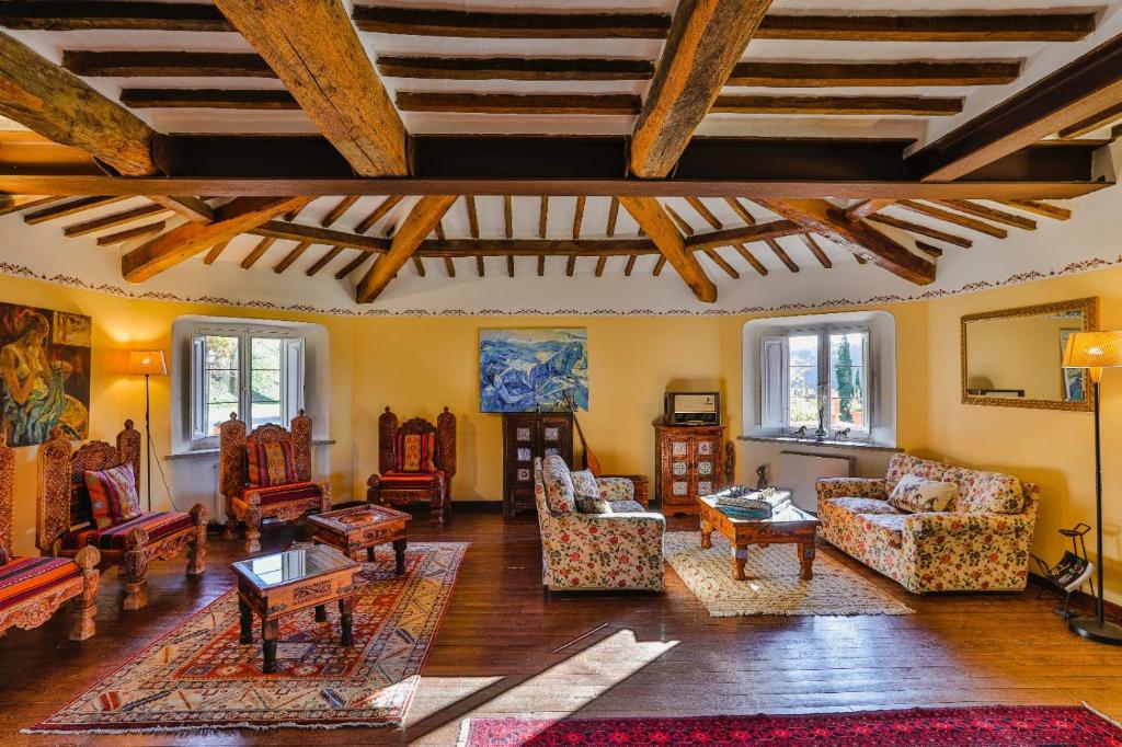 Posezení v ubytování Agriturismo Le Cerque