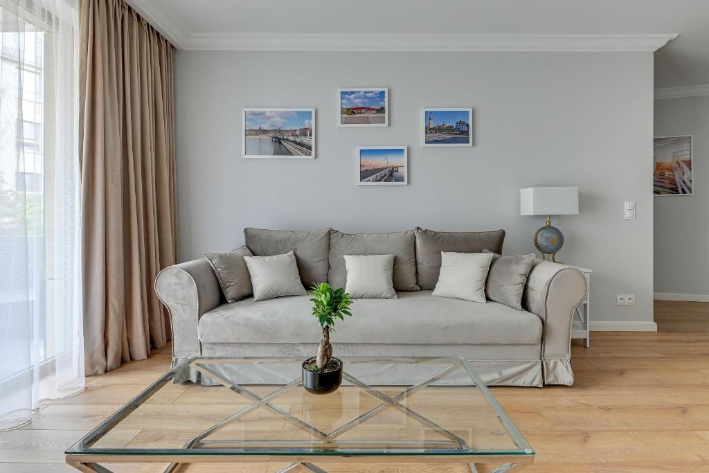Posedenie v ubytovaní Comfort Apartments Dolny Sopot