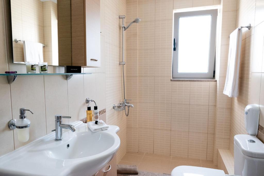 Koupelna v ubytování Villa Armonia