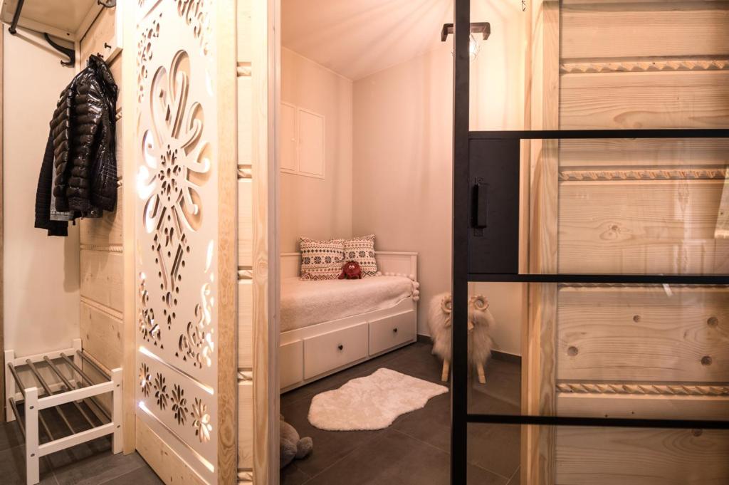 Kúpeľňa v ubytovaní Apartament Karpielówka przy Potoku