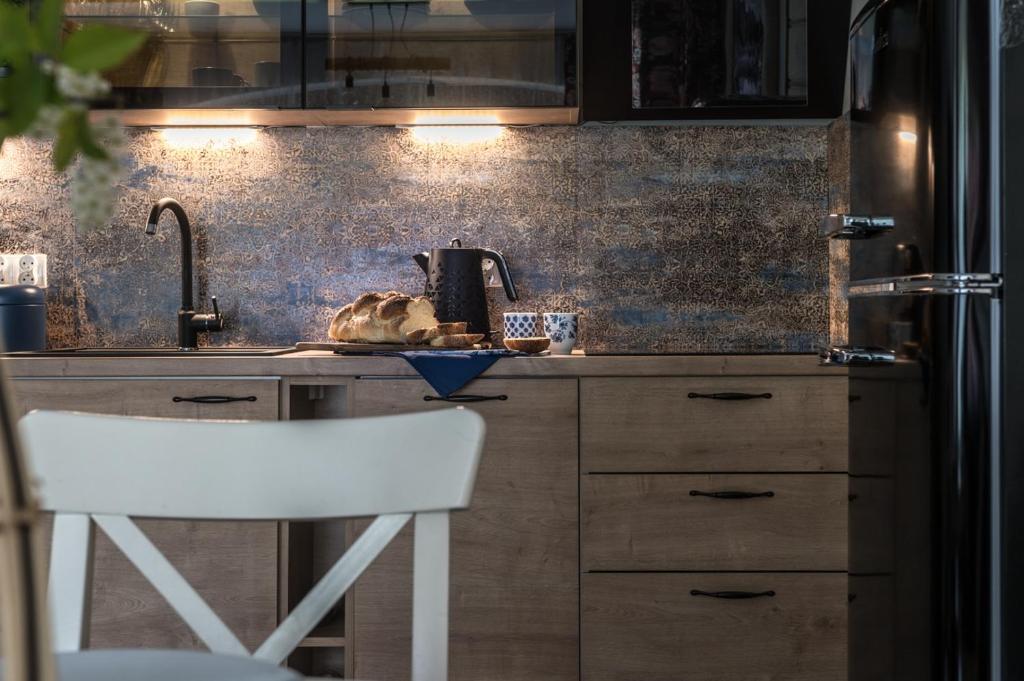 Kuchyňa alebo kuchynka v ubytovaní Apartament Karpielówka przy Potoku