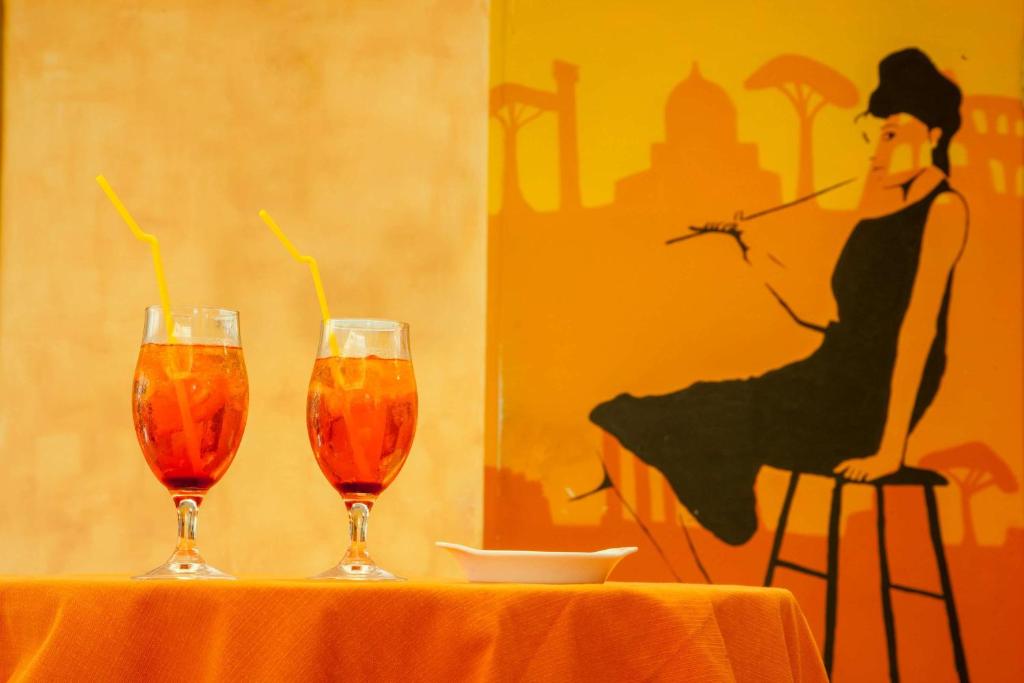 Nápoje v ubytování Best Western Blu Hotel Roma