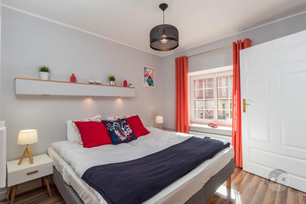Posteľ alebo postele v izbe v ubytovaní Goma Rent Długa Old Town Gdańsk
