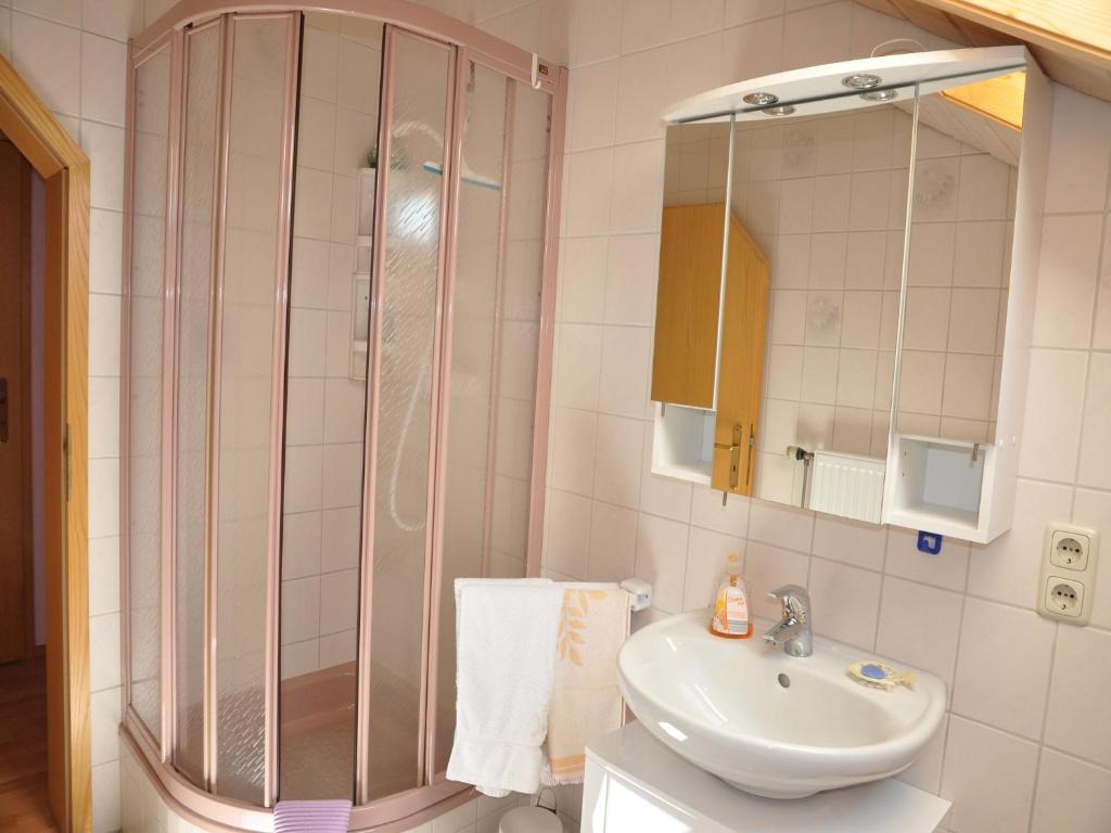 Koupelna v ubytování Ferienwohnung Lore