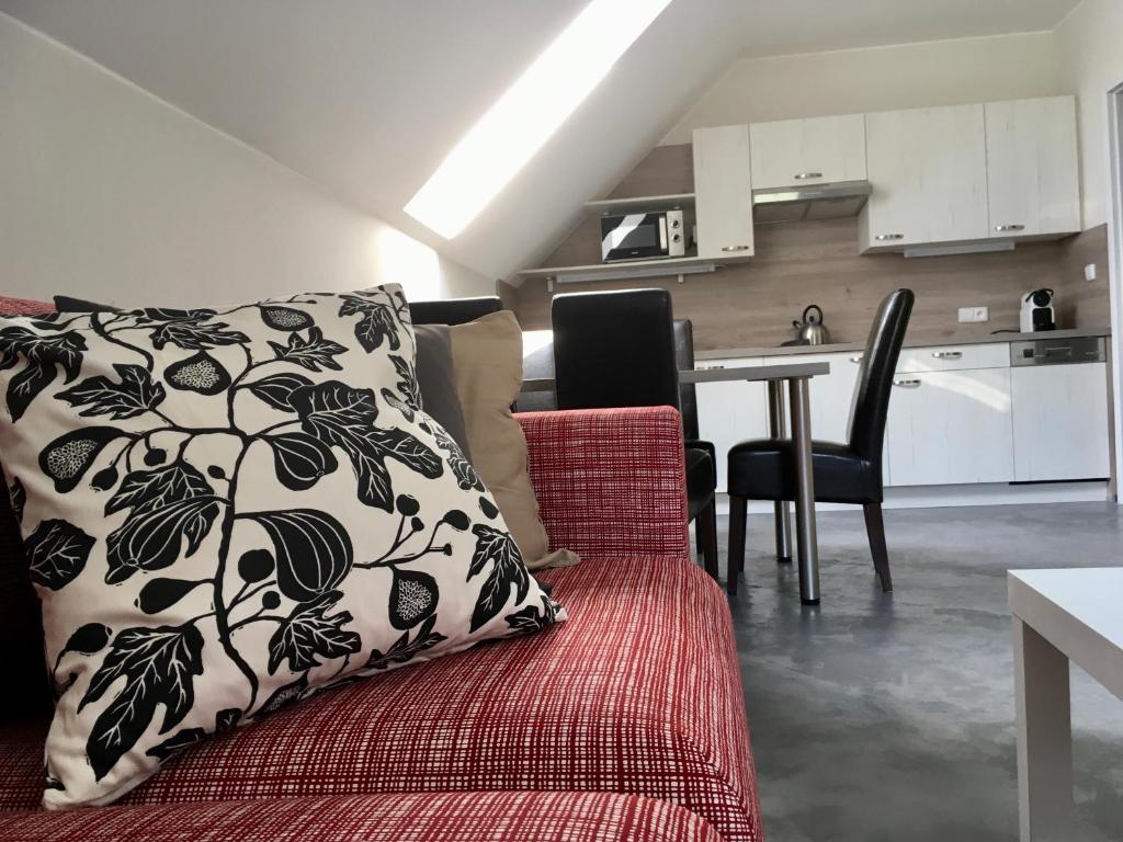 Kuchyň nebo kuchyňský kout v ubytování Apartmány U tří bratrů