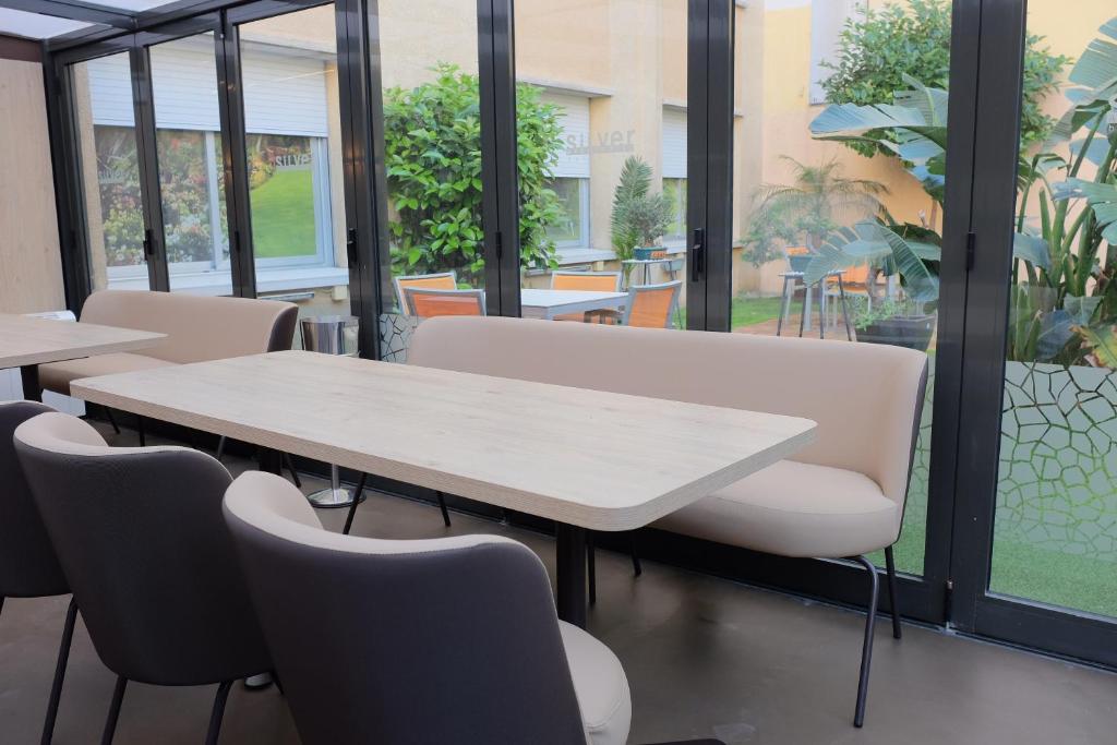 Posezení v ubytování Aparthotel Silver