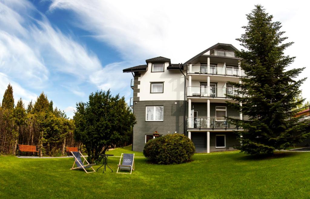 Vonkajšia záhrada v ubytovaní Villa Karpacz