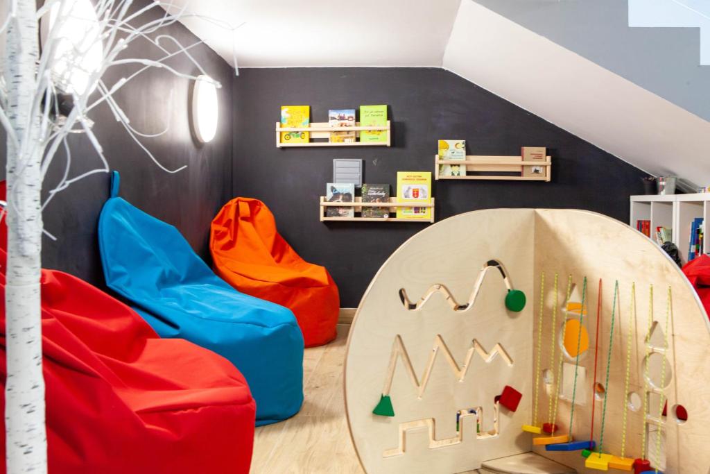 Posezení v ubytování Hostel Montessori