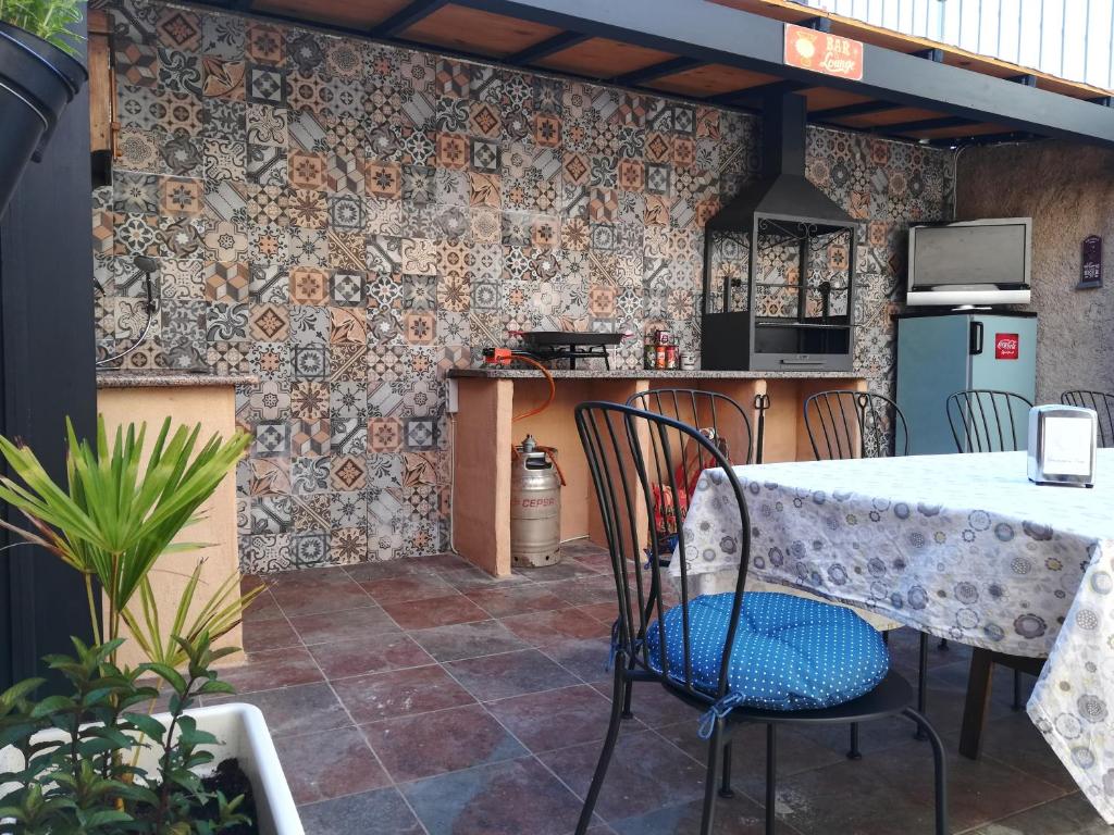 Kuchyň nebo kuchyňský kout v ubytování Casa Rural Explora, Pastores