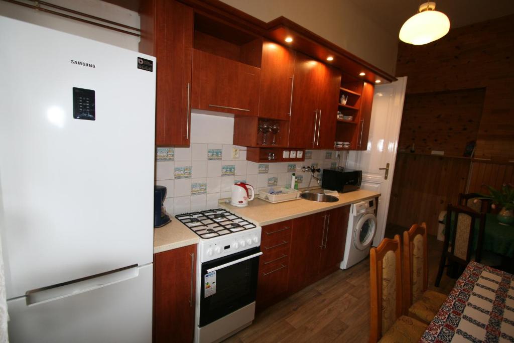 Kuchyň nebo kuchyňský kout v ubytování Apartment No. 16B Svahová 14