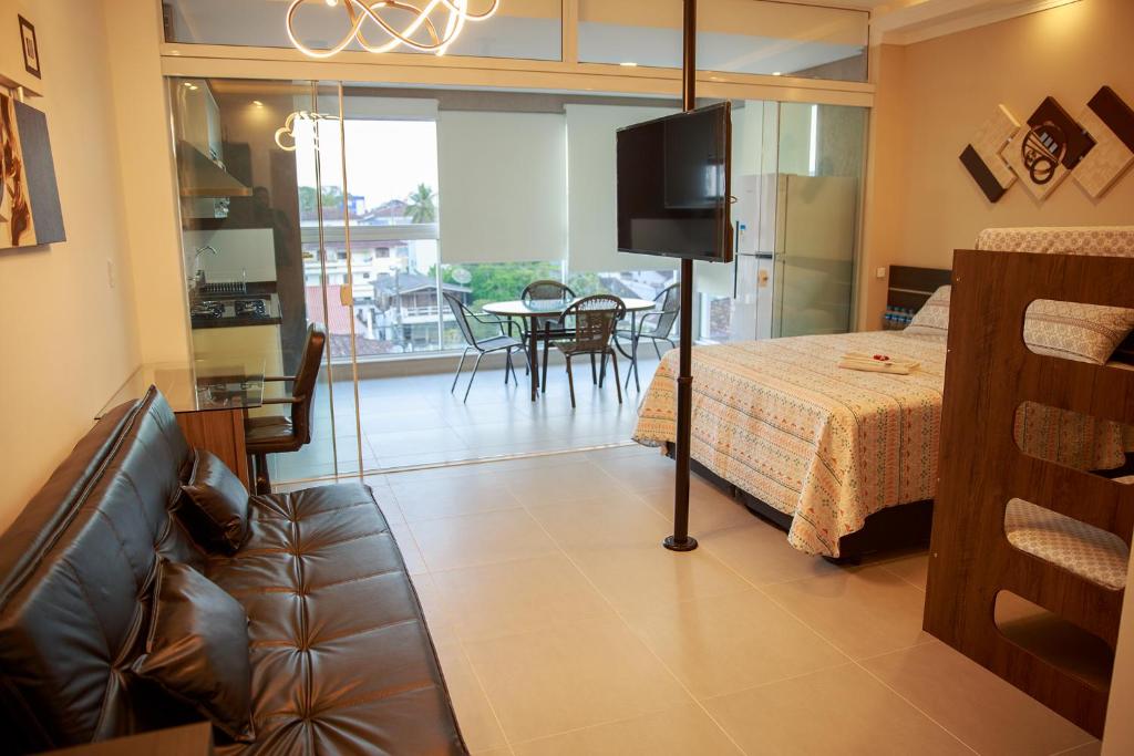  Home Studio 1 Ubatuba- SP- Praia Itaguá- Flat Novo