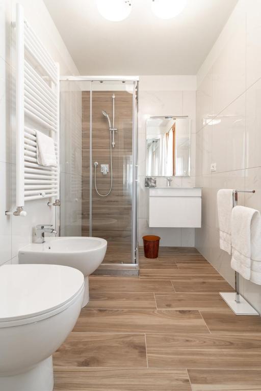 Koupelna v ubytování Hotel Grifoni