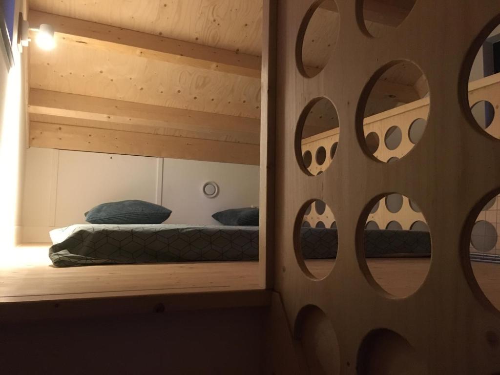 Postel nebo postele na pokoji v ubytování B&B Het Vogeltje