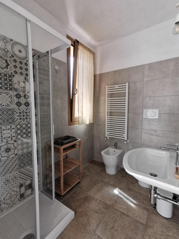 Koupelna v ubytování Agriturismo Casa Ricci