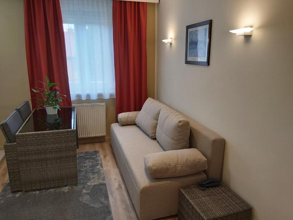 Posezení v ubytování Appartement Aragia