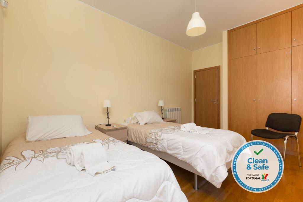Postel nebo postele na pokoji v ubytování Villa 14 Marina de Albufeira