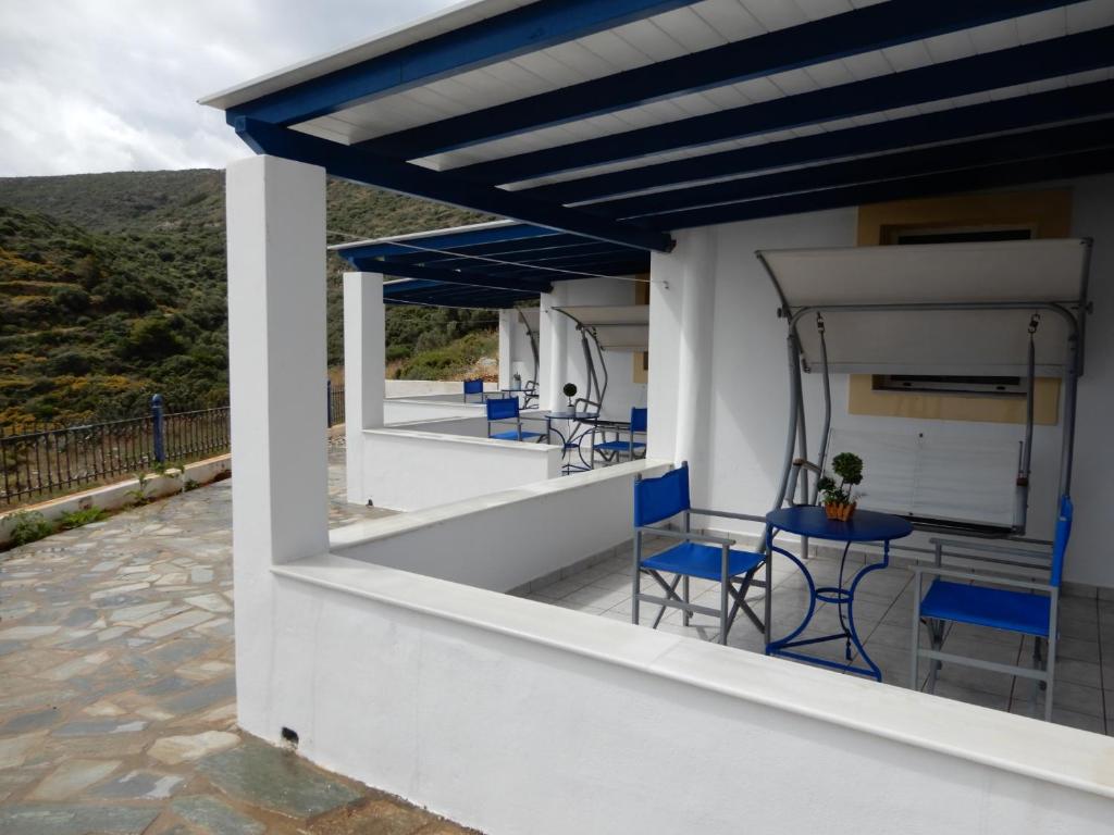 A balcony or terrace at Απεραντο Γαλαζιο