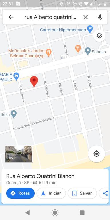  Apartamento na Enseada perto do mar