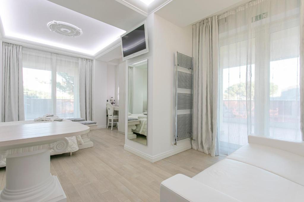 Koupelna v ubytování Boutique Hotel Paradiso Bovelacci