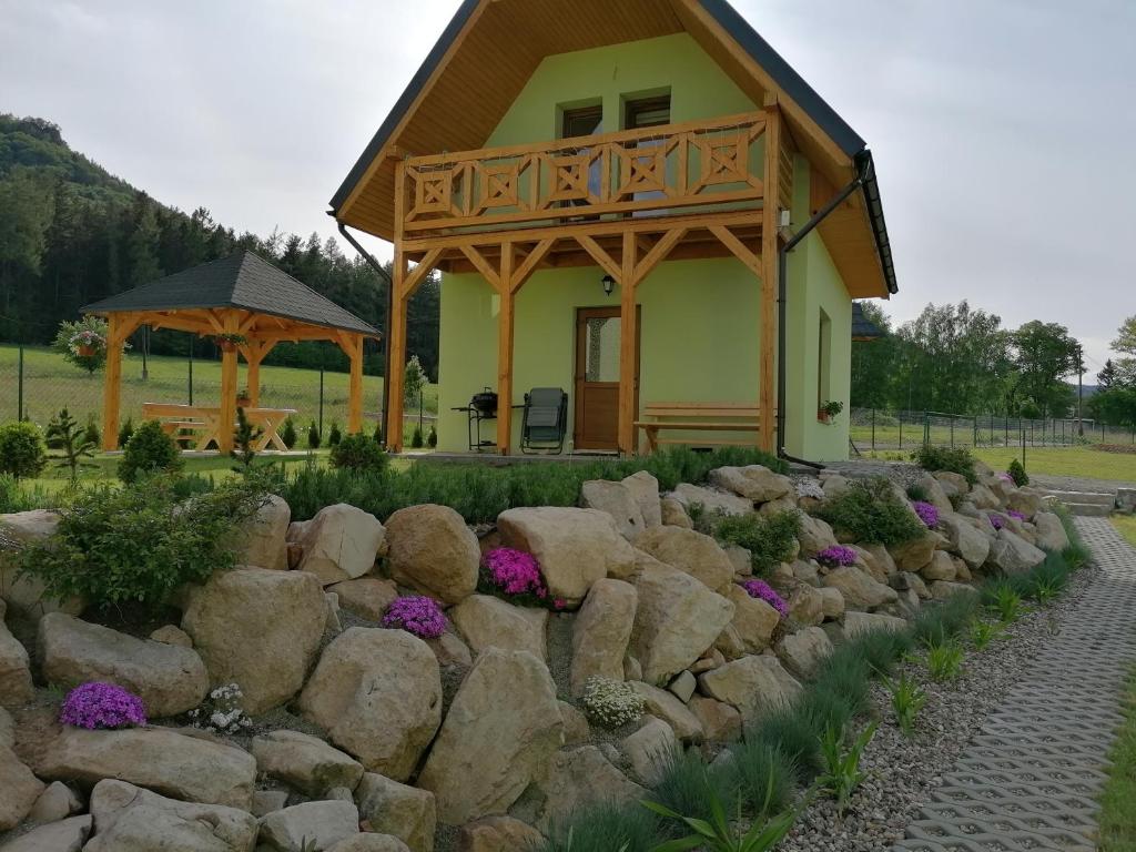 Zahrada ubytování Domki pod Derkaczem