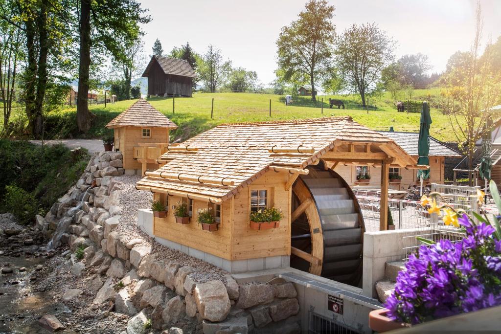 Zahrada ubytování Gästehaus der Geroldsauer Mühle