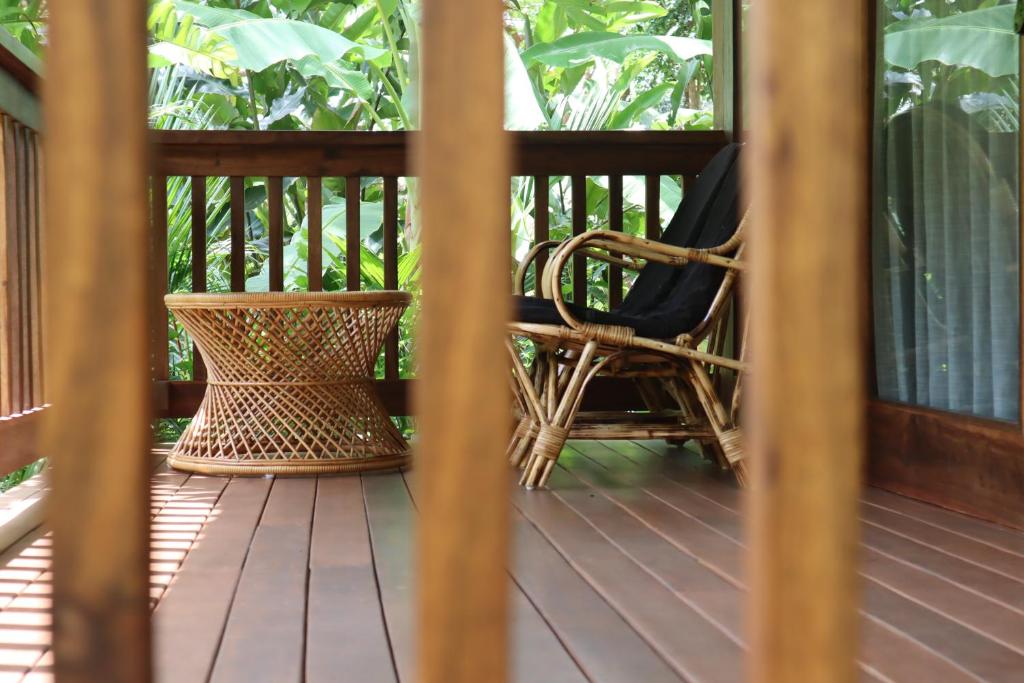 Balkon oz. terasa v nastanitvi Mojigao - Eco Resort