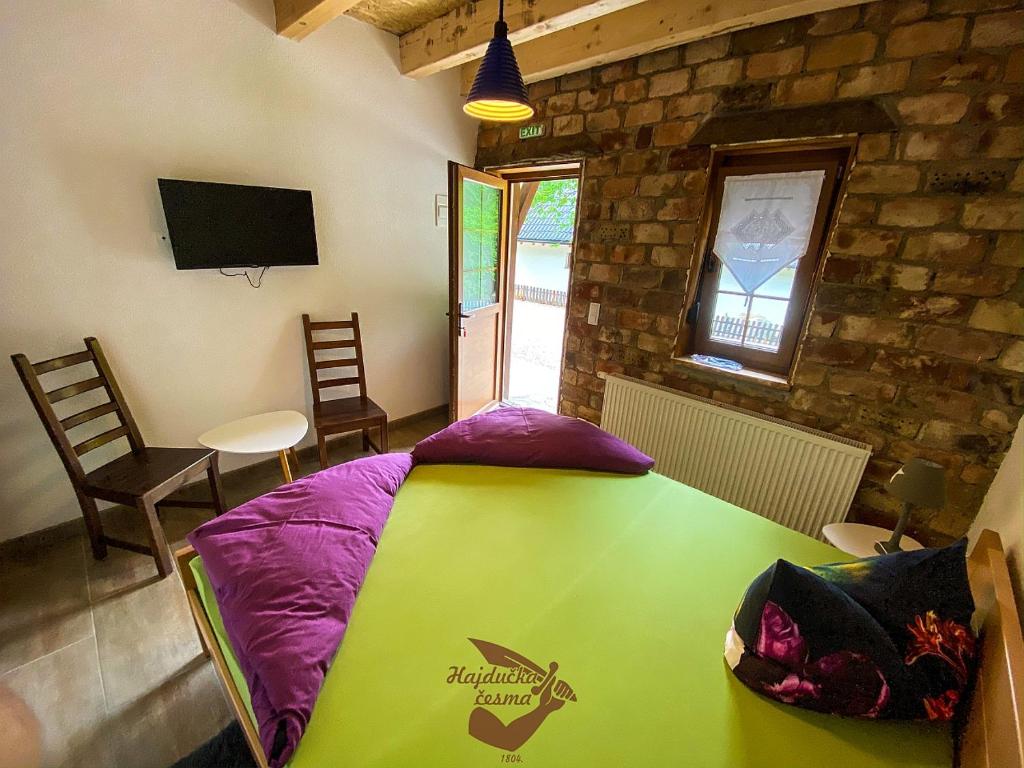 Postel nebo postele na pokoji v ubytování Holiday park Hajducka cesma
