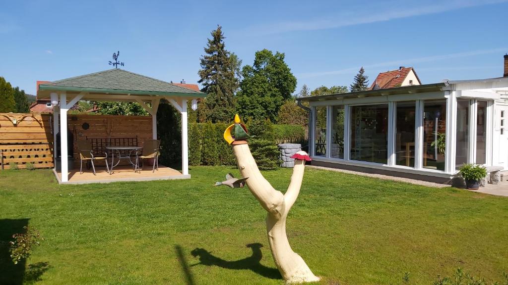 Zahrada ubytování Ferienhaus Zur Lehns mit Garten am Harz