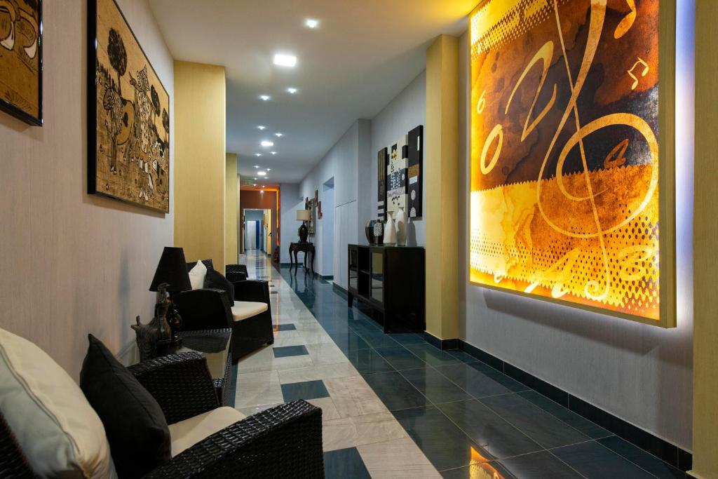 Posezení v ubytování Grand Hotel La Tonnara