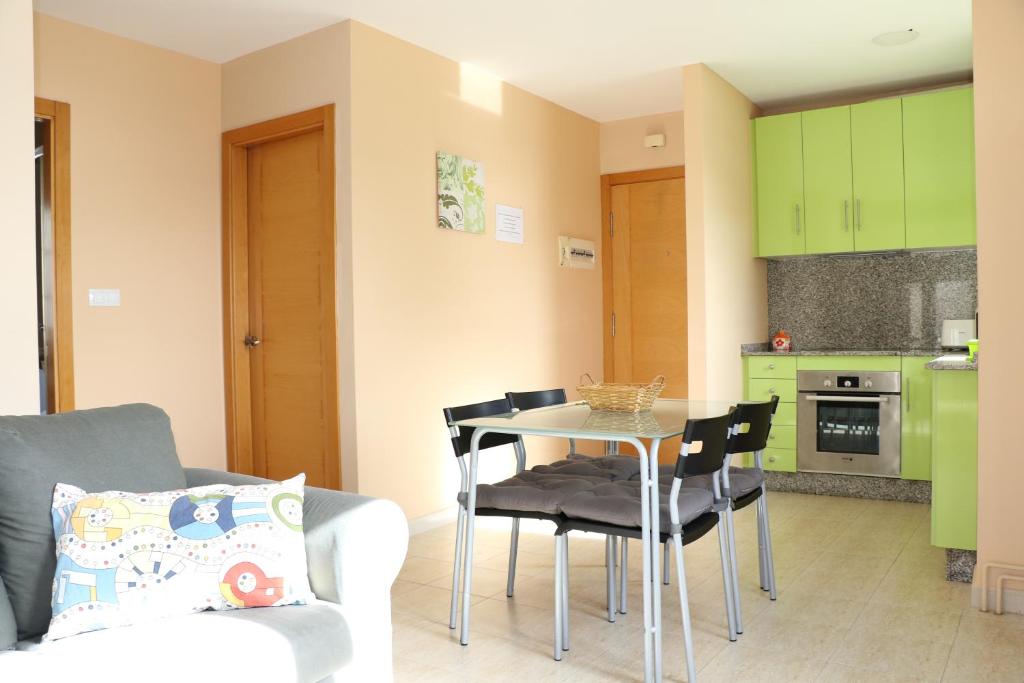 Kuchyň nebo kuchyňský kout v ubytování Apartamentos Lidia