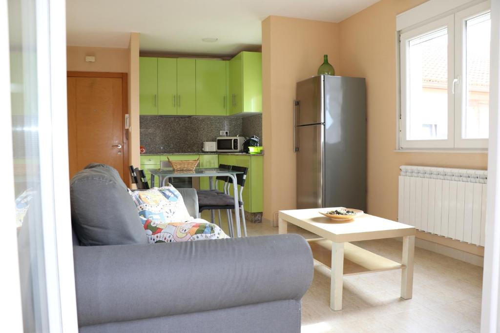 Kuchyň nebo kuchyňský kout v ubytování Apartamentos Lidia