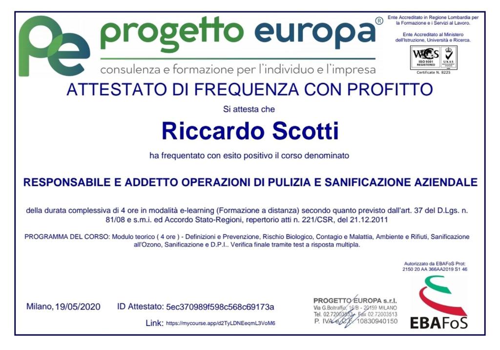 Certyfikat, podpis lub inny dokument wystawiony w obiekcie Suite Rent Milan