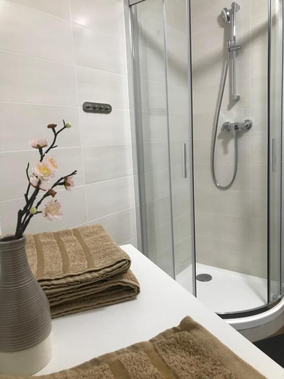 A bathroom at My Mara Maja Apartmán č 4