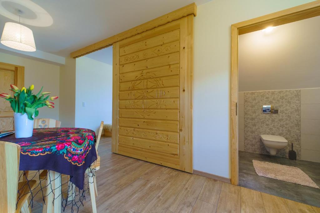Kúpeľňa v ubytovaní Widokówka Tatry Pokoje i Apartamenty