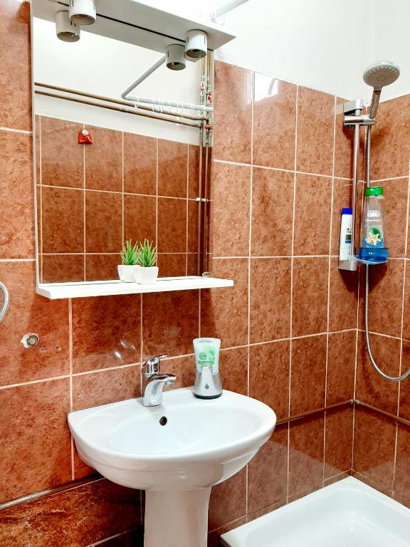 Koupelna v ubytování Casa Hermann