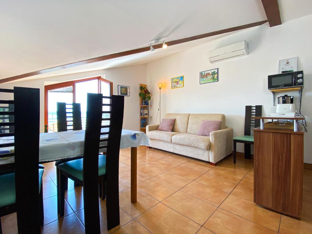 Posezení v ubytování Apartment Rustica