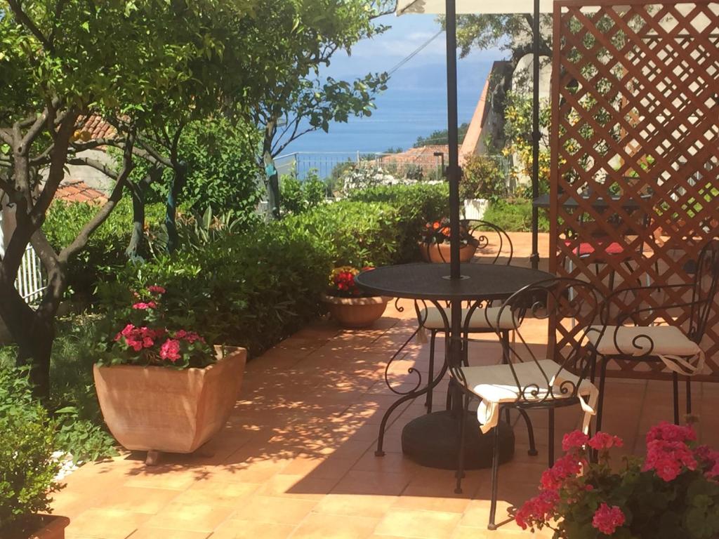 Zahrada ubytování B&B Villa Rosa Angrisano