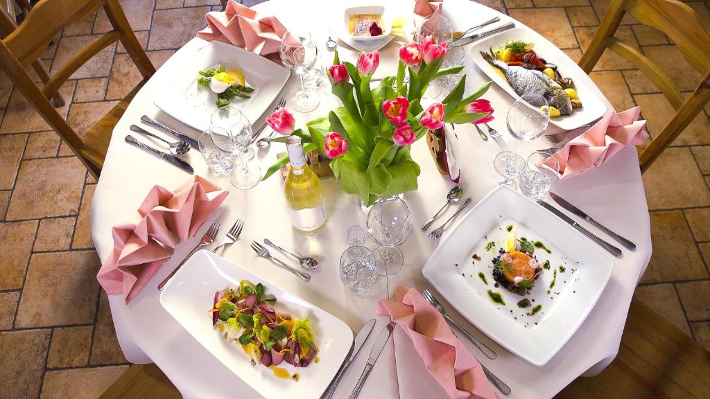 Jedlo v ubytovaní bed & breakfast alebo blízkom okolí
