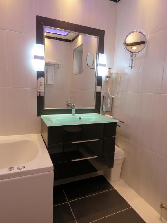 Koupelna v ubytování Hotel Residenz Hössinger